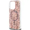 Original Case GUESS IML GCube Magsafe GUHMP15LHGCUSTGP iPhone 15 Pro tok pink - 4. kép