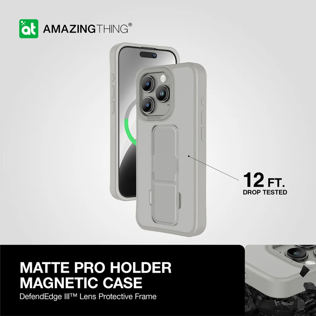 Amazing Thing Matte Pro Mag Tok 12FT IP156.1PMPGY iPhone 15 Pro titanium - 9