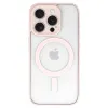 Akril színű Magsafe tok iPhone 15 Pro-hoz világos rózsaszín - 0. kép