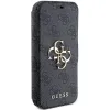 Original GUESS fliptok 4G Metal Logo GUBKP15L4GMGGR iPhone 15 Pro szürke tok - 2. kép