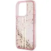 Original Case GUESS Liquid Glitter Gold Stripes GUHCP15LLFCSEGP iPhone 15 Pro tok rózsaszín - 4. kép