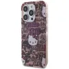 Original Case HELLO KITTY kemény tok IML Tags Graffiti HKHCP15LHDGPTP iPhone 15 Pro rózsaszín - 0. kép