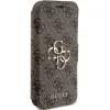 Original Case GUESS fliptok 4G Metal Logo GUBKP15L4GMGBR iPhone 15 Pro tok barna - 2. kép