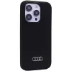 Original Case AUDI hardcase szilikontok AU-LSRIP15P-Q3/D1-BK iPhone 15 Pro fekete tok - 0. kép