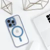 Akril Szín Magsafe Tok iPhone 15 Pro világoskék tok - 3. kép