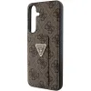 Original Case GUESS - hardcase Grip Stand 4G Triangle Strass GUHCS24SPGS4TDW Samsung Galaxy S24 tok Barna - 4. kép