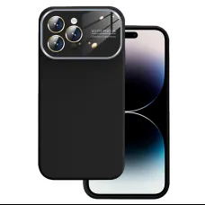 Soft Silicone Lens tok iPhone 14 Pro fekete