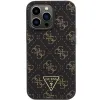 Eredeti GUESS keménytok 4G Triangle Metal Logo GUHCP13XPG4GPK iPhone 13 Pro Max fekete tok - 1. kép