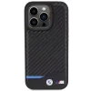 iPhone 15 Pro Original Case BMW Leather Carbon BMHCP15L22NBCK tok Fekete - 1. kép