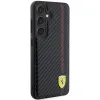 Original FERRARI keménytok Carbon Printed Line FEHCS24SN3DUR Samsung Galaxy S24 Black tok - 2. kép