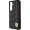 Original FERRARI keménytok Carbon Printed Line FEHCS24SN3DUR Samsung Galaxy S24 Black tok - 4. kép