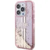 Original Case GUESS Liquid Glitter Gold Stripes GUHCP15XLFCSEGP iPhone 15 Pro Max tok rózsaszín - 0. kép