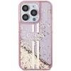 Original Case GUESS Liquid Glitter Gold Stripes GUHCP15XLFCSEGP iPhone 15 Pro Max tok rózsaszín - 1. kép