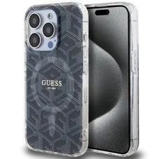 Original Case GUESS IML GCube Magsafe GUHMP15LHGCUSTGK tok iPhone 15 Pro fekete