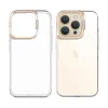 Liavec átlátszó TPU tok iPhone 15 Pro arany - 1. kép