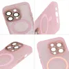 Tel Protect Magnetic Splash Frosted tok iPhone 15 Pro Max Light pink - 4. kép