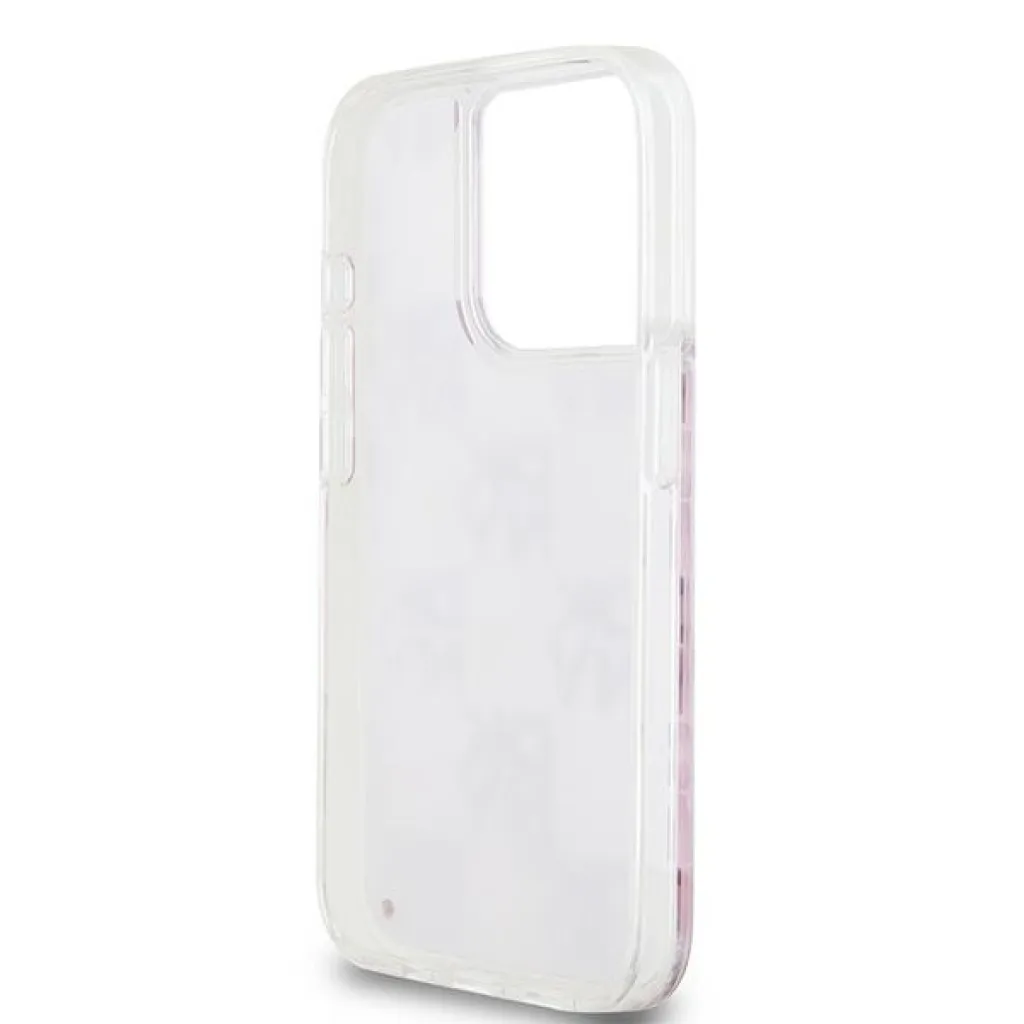Original Case DKNY keménytok Liquid Glitter Multilogo DKHCP15LLCPEPP iPhone 15 Pro rózsaszín tok - 7