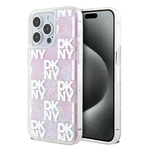 Original Case DKNY keménytok Liquid Glitter Multilogo DKHCP15XLCPEPP iPhone 15 Pro Max rózsaszín tok Original Case DKNY keménytok Liquid Glitter Multilogo DKHCP15XLCPEPP iPhone 15 Pro Max rózsaszín tok