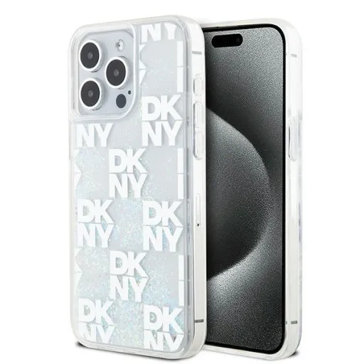 Original Case DKNY hardcase Liquid Glitter Multilogo DKHCP15XLCPEPT tok iPhone 15 Pro Max fehér Original Case DKNY hardcase Liquid Glitter Multilogo DKHCP15XLCPEPT tok iPhone 15 Pro Max fehér