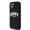 Original Case DKNY hardcase Liquid Silicone White Printed Logo MagSafe DKHMP15MSNYACH iPhone 14 Plus/15 Plus tok fekete - 0. kép