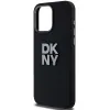 Original Case DKNY kemény tok folyékony szilikon fém logóval DKHCP15LSMCBSK iPhone 15 Pro fekete tok - 4. kép