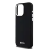 Eredeti DKNY hardcase Liquid Silicone Kis Fém Logo MagSafe DKHMP14XSMCHLK tok iPhone 14 Pro Max fekete - 4. kép