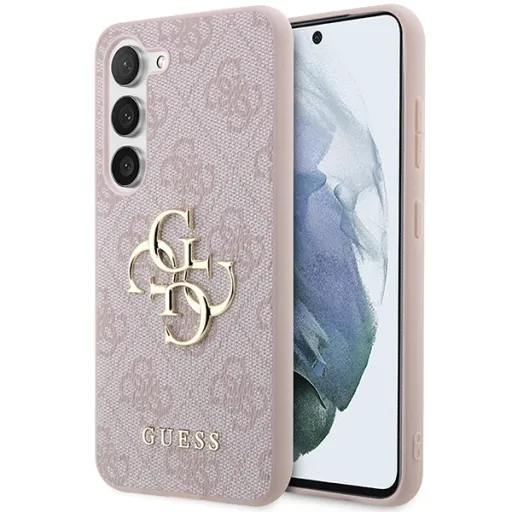 Original Case GUESS - hardcase 4G Big Metal Logo GUHCSA554GMGPI tok Samsung Galaxy A55 pink