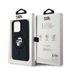 Karl Lagerfeld eredeti tok szilikon Karl & Choupette MagSafe KLHMP15LSCMKCRHK iPhone 15 Pro fekete tok - 3. kép