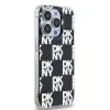 Original Case DKNY keménytok IML Checkered Mono Pattern DKHCP15XHDLCEK iPhone 15 Pro Max fekete tok - 2. kép