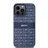 Original Case DKNY kemény tok bőr Mono Stripe & fém logó DKHCP15XPRTHSLB iPhone 15 Pro Max kék - 1. kép