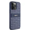 Original Case DKNY kemény tok bőr Mono Stripe & fém logó DKHCP15XPRTHSLB iPhone 15 Pro Max kék - 2. kép