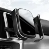 Baseus Rock Solid autós telefontartó elektromos zárhatósággal és vezeték nélküli Qi töltéssel fekete (WXHW01-01) - 3. kép