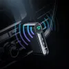 Baseus Qiyin autós audio adapter hívás fogadással fekete, bluetooth jack (WXQY-01) - 4. kép