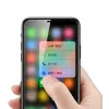Baseus Ultravékony kijelzővédő üvegfólia iPhone 11 Pro/XS/X fehér kerettel - 2. kép