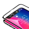 Baseus 3D kijelzővédő 9H Anti-Blue Light üvegfólia PET kerettel iPhone X/XS/11 Pro fekete - 1. kép