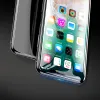 Baseus 3D kijelzővédő 9H Anti-Blue Light üvegfólia PET kerettel iPhone X/XS/11 Pro fekete - 3. kép