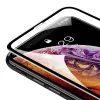 iPhone XI 6.5/ XS MAX Baseus Rigid-edge 3D kijelzővédő üvegfólia megerősített kerettel fekete - 3. kép