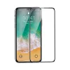 Baseus 3D kijelzővédő 9H Anti-Blue Light üvegfólia PET kerettel iPhone XS/X/11 Pro fekete - 1. kép