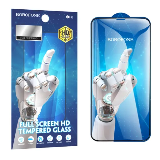 Borofone Edzett üveg BF6 Diamond Armor Teljes Képernyő HD iPhone XR/11 - 10 darab, üvegfólia