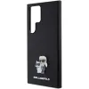 Eredeti Pouch KARL LAGERFELD keménytok Saffiano Karl & Choupette Metal Pin KLHCS24LPSAKCMPK Samsung Galaxy S24 Ultra fekete tok - 4. kép