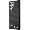 Original Case BMW Leather Carbon BMHCS24L22NBCK tok Samsung Galaxy S24 Ultra Black - 0. kép