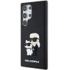 Original Pouch KARL LAGERFELD keménytok 3D Rubber Karl&Choupette KLHCS24L3DRKCNK Samsung Galaxy S24 Ultra fekete tok - 0. kép