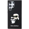 Original Pouch KARL LAGERFELD keménytok 3D Rubber Karl&Choupette KLHCS24L3DRKCNK Samsung Galaxy S24 Ultra fekete tok - 1. kép