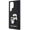 Original Pouch KARL LAGERFELD keménytok 3D Rubber Karl&Choupette KLHCS24L3DRKCNK Samsung Galaxy S24 Ultra fekete tok - 4. kép