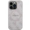 Original Case GUESS hardcase 4G Collection Leather Metal Logo MagSafe GUHMP13LG4GFRP tok iPhone 13 Pro pink - 1. kép