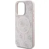 Original Case GUESS hardcase 4G Collection Leather Metal Logo MagSafe GUHMP13LG4GFRP tok iPhone 13 Pro pink - 4. kép