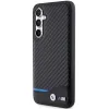 Original Case BMW Leather Carbon BMHCS23FE22NBCK Samsung Galaxy S23 FE fekete tok - 0. kép