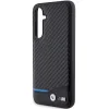 Original Case BMW Leather Carbon BMHCS23FE22NBCK Samsung Galaxy S23 FE fekete tok - 3. kép