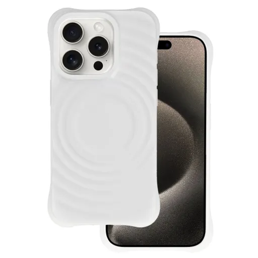 Tel Protect Wave Magsafe tok iPhone 14 fehér Tel Protect Wave Magsafe tok iPhone 14 fehér