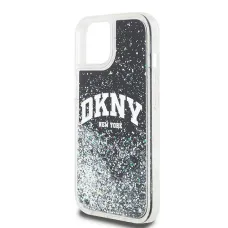 Eredeti DKNY kemény tok Liquid Glitter Big Logo DKHCP12MLBNAEK iPhone 12/12 Pro fekete